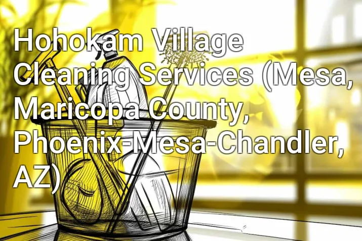 Hohokam Village Cleaning Services (Mesa, Maricopa County, Phoenix-Mesa-Chandler, AZ)