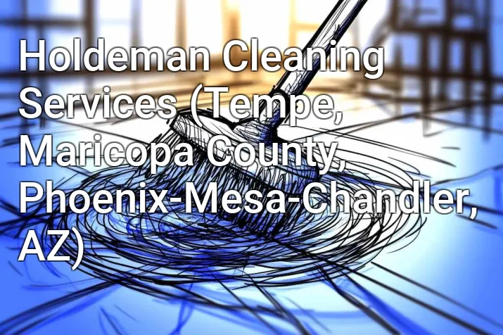 Holdeman Cleaning Services (Tempe, Maricopa County, Phoenix-Mesa-Chandler, AZ)