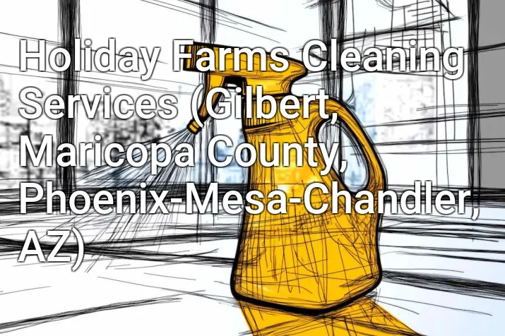 Holiday Farms Cleaning Services (Gilbert, Maricopa County, Phoenix-Mesa-Chandler, AZ)