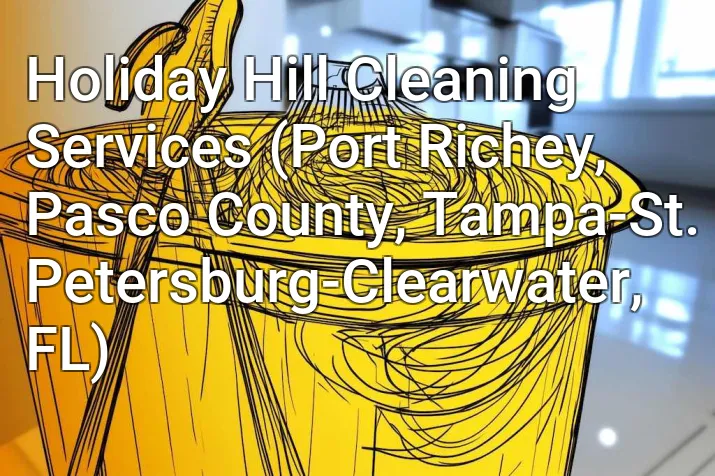 Holiday Hill Cleaning Services (Port Richey, Pasco County, Tampa-St. Petersburg-Clearwater, FL)
