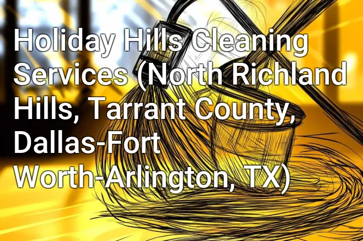 Holiday Hills Cleaning Services (North Richland Hills, Tarrant County, Dallas-Fort Worth-Arlington, TX)