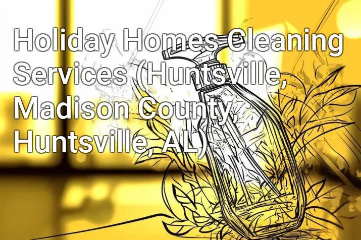 Holiday Homes Cleaning Services (Huntsville, Madison County, Huntsville, AL)