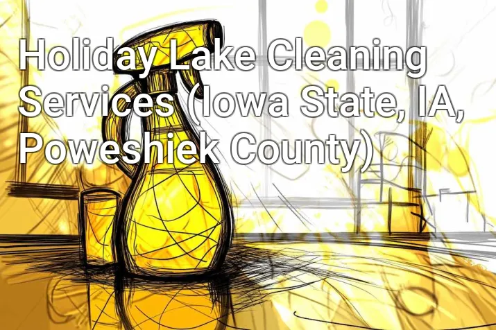 Holiday Lake Cleaning Services (Iowa State, IA, Poweshiek County)