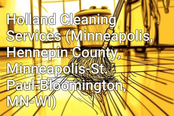 Holland Cleaning Services (Minneapolis, Hennepin County, Minneapolis-St. Paul-Bloomington, MN-WI)