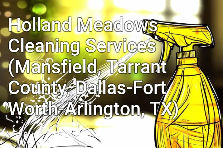 Holland Meadows Cleaning Services (Mansfield, Tarrant County, Dallas-Fort Worth-Arlington, TX)