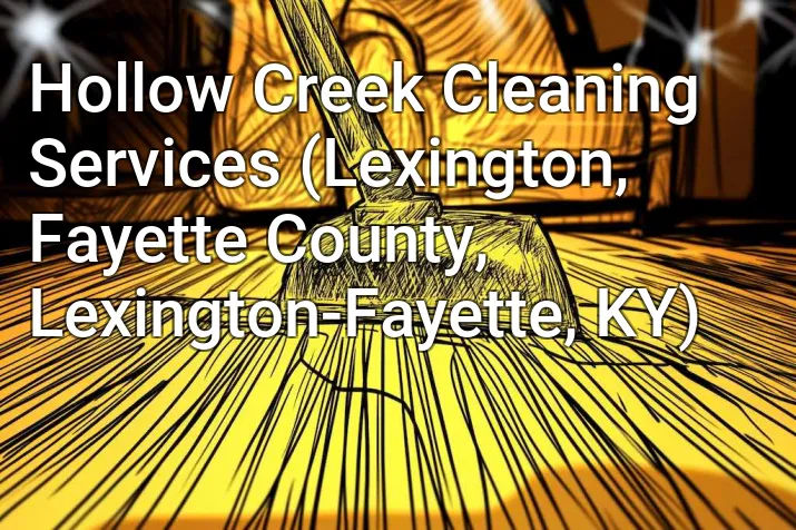 Hollow Creek Cleaning Services (Lexington, Fayette County, Lexington-Fayette, KY)
