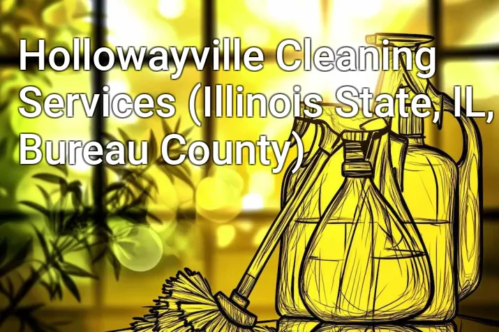 Hollowayville Cleaning Services (Illinois State, IL, Bureau County)