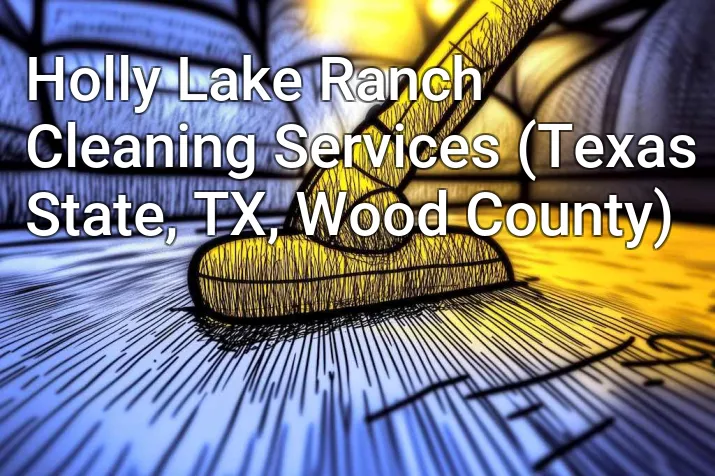 Holly Lake Ranch Cleaning Services (Texas State, TX, Wood County)