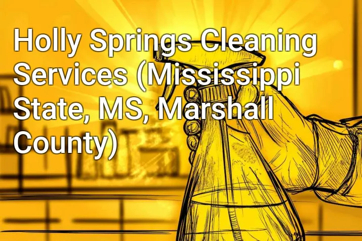Holly Springs Cleaning Services (Mississippi State, MS, Marshall County)
