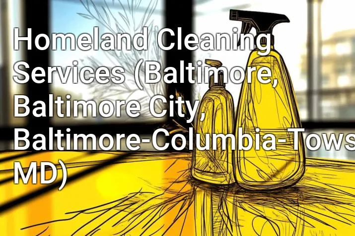 Homeland Cleaning Services (Baltimore, Baltimore City, Baltimore-Columbia-Towson, MD)