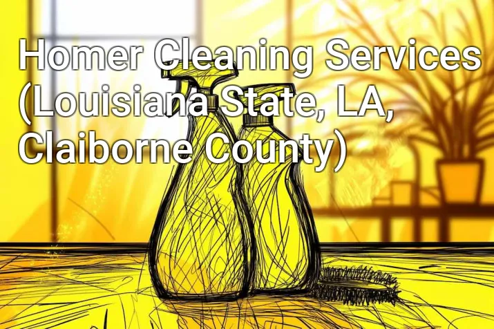 Homer Cleaning Services (Louisiana State, LA, Claiborne County)