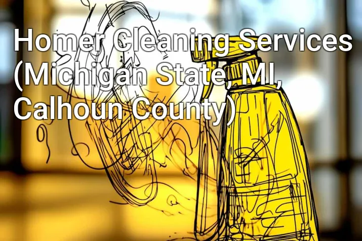 Homer Cleaning Services (Michigan State, MI, Calhoun County)