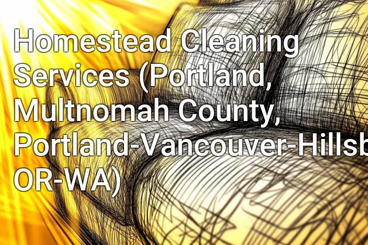 Homestead Cleaning Services (Portland, Multnomah County, Portland-Vancouver-Hillsboro, OR-WA)