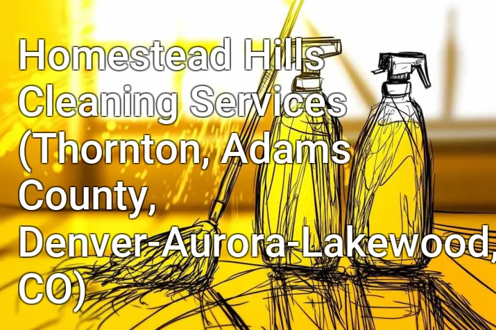 Homestead Hills Cleaning Services (Thornton, Adams County, Denver-Aurora-Lakewood, CO)