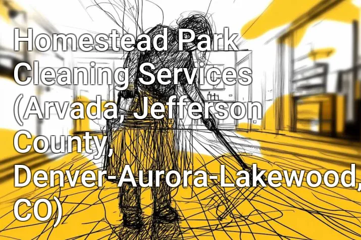 Homestead Park Cleaning Services (Arvada, Jefferson County, Denver-Aurora-Lakewood, CO)