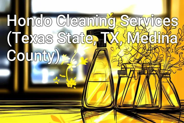 Hondo Cleaning Services (Texas State, TX, Medina County)