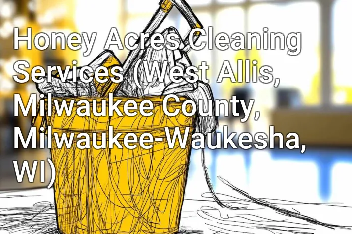 Honey Acres Cleaning Services (West Allis, Milwaukee County, Milwaukee-Waukesha, WI)