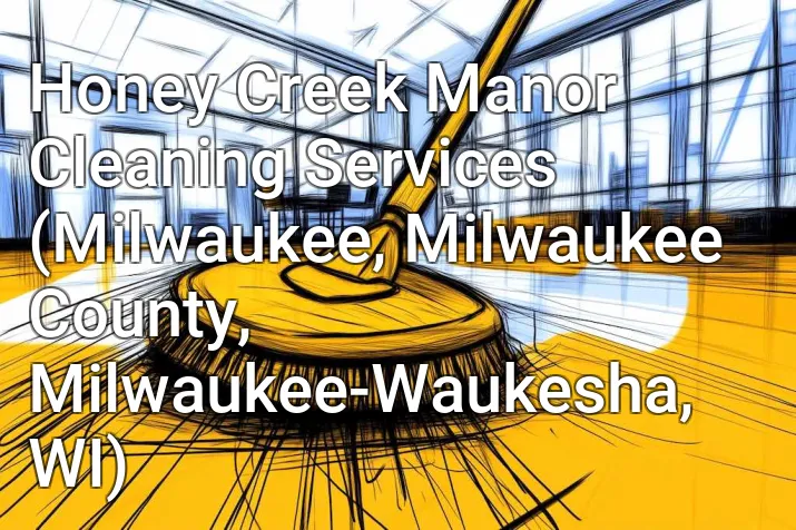 Honey Creek Manor Cleaning Services (Milwaukee, Milwaukee County, Milwaukee-Waukesha, WI)