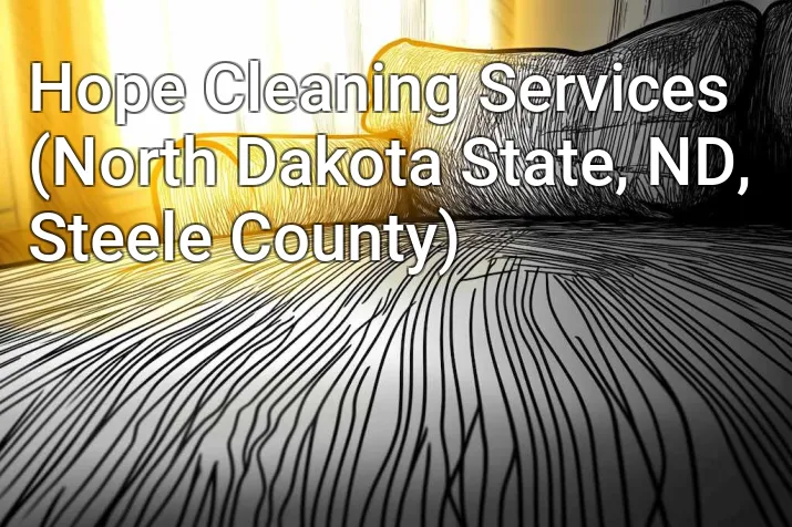 Hope Cleaning Services (North Dakota State, ND, Steele County)