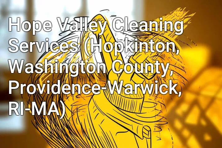 Hope Valley Cleaning Services (Hopkinton, Washington County, Providence-Warwick, RI-MA)