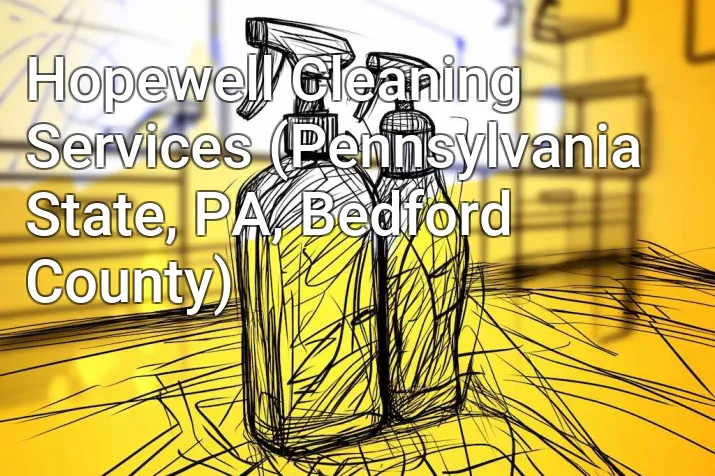 Hopewell Cleaning Services (Pennsylvania State, PA, Bedford County)