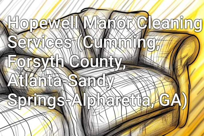 Hopewell Manor Cleaning Services (Cumming, Forsyth County, Atlanta-Sandy Springs-Alpharetta, GA)