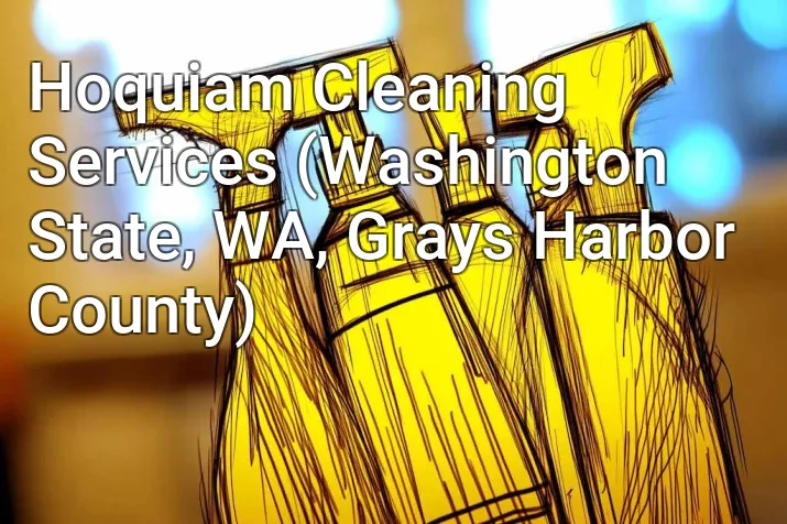 Hoquiam Cleaning Services (Washington State, WA, Grays Harbor County)