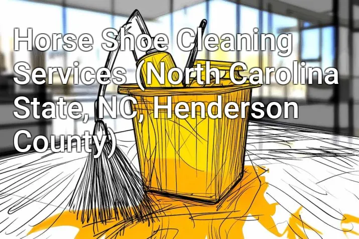Horse Shoe Cleaning Services (North Carolina State, NC, Henderson County)