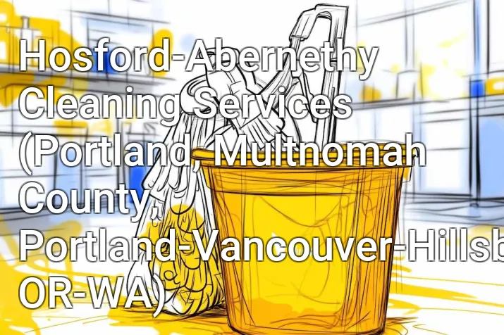 Hosford-Abernethy Cleaning Services (Portland, Multnomah County, Portland-Vancouver-Hillsboro, OR-WA)