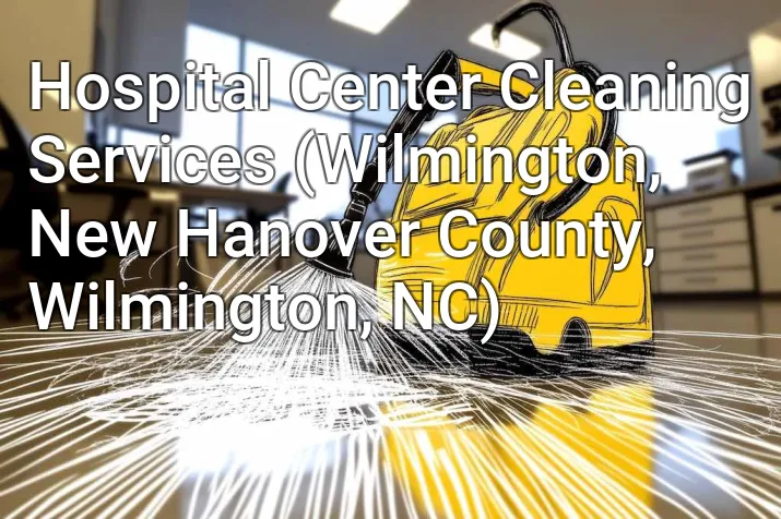 Hospital Center Cleaning Services (Wilmington, New Hanover County, Wilmington, NC)