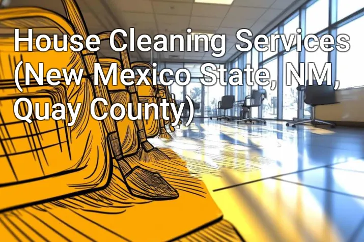 House Cleaning Services (New Mexico State, NM, Quay County)
