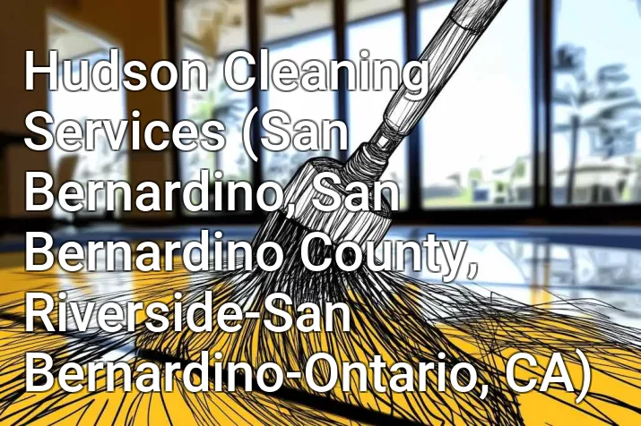 Hudson Cleaning Services (San Bernardino, San Bernardino County, Riverside-San Bernardino-Ontario, CA)