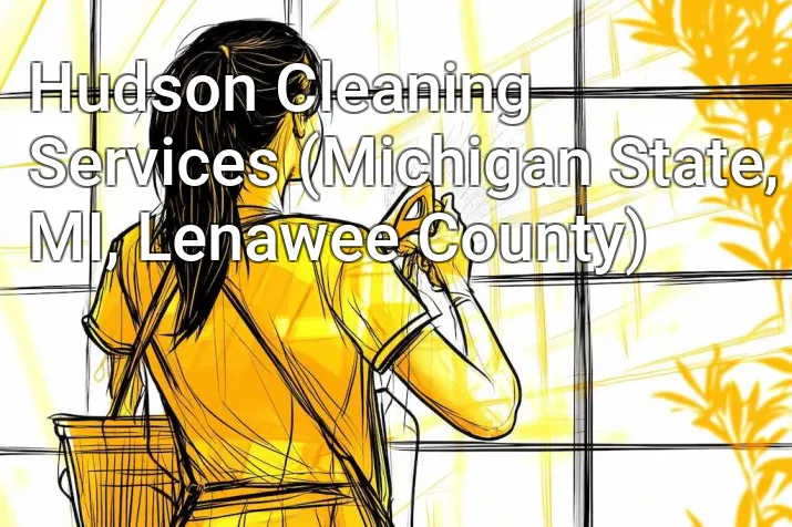 Hudson Cleaning Services (Michigan State, MI, Lenawee County)