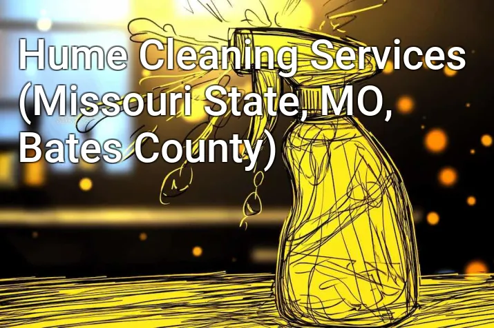 Hume Cleaning Services (Missouri State, MO, Bates County)