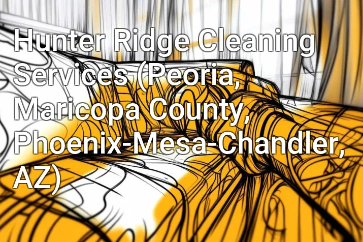 Hunter Ridge Cleaning Services (Peoria, Maricopa County, Phoenix-Mesa-Chandler, AZ)