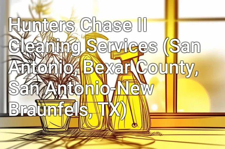 Hunters Chase II Cleaning Services (San Antonio, Bexar County, San Antonio-New Braunfels, TX)