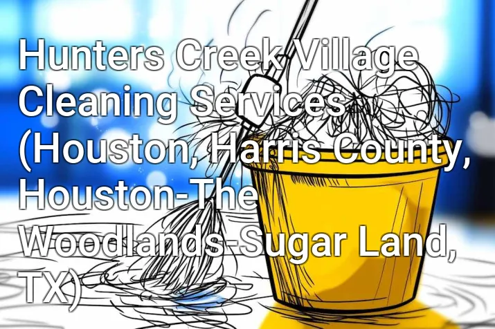 Hunters Creek Village Cleaning Services (Houston, Harris County, Houston-The Woodlands-Sugar Land, TX)
