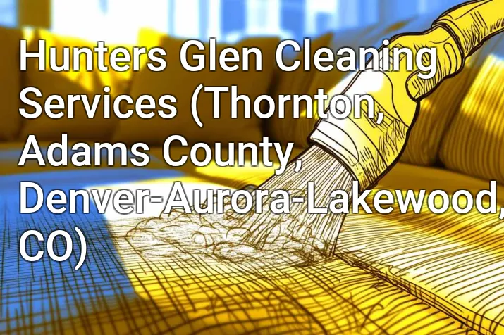 Hunters Glen Cleaning Services (Thornton, Adams County, Denver-Aurora-Lakewood, CO)