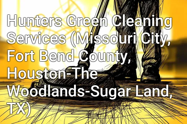 Hunters Green Cleaning Services (Missouri City, Fort Bend County, Houston-The Woodlands-Sugar Land, TX)