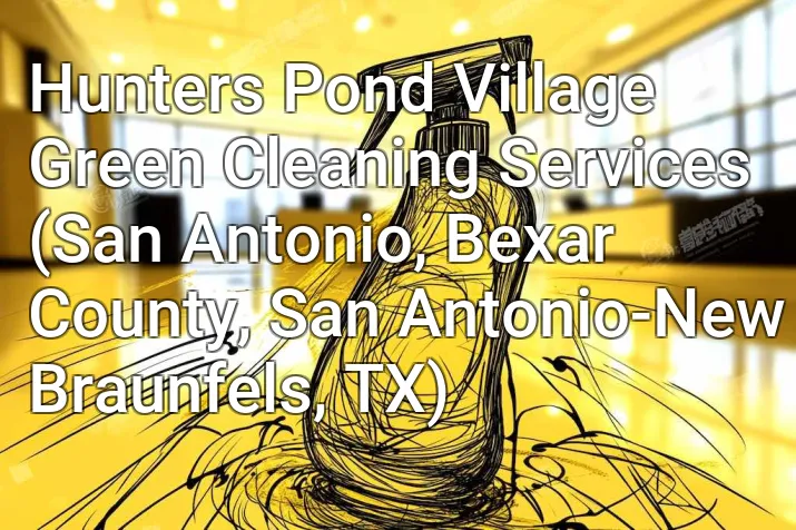 Hunters Pond Village Green Cleaning Services (San Antonio, Bexar County, San Antonio-New Braunfels, TX)