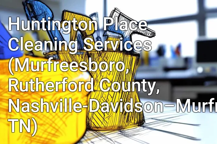 Huntington Place Cleaning Services (Murfreesboro, Rutherford County, Nashville-Davidson–Murfreesboro–Franklin, TN)