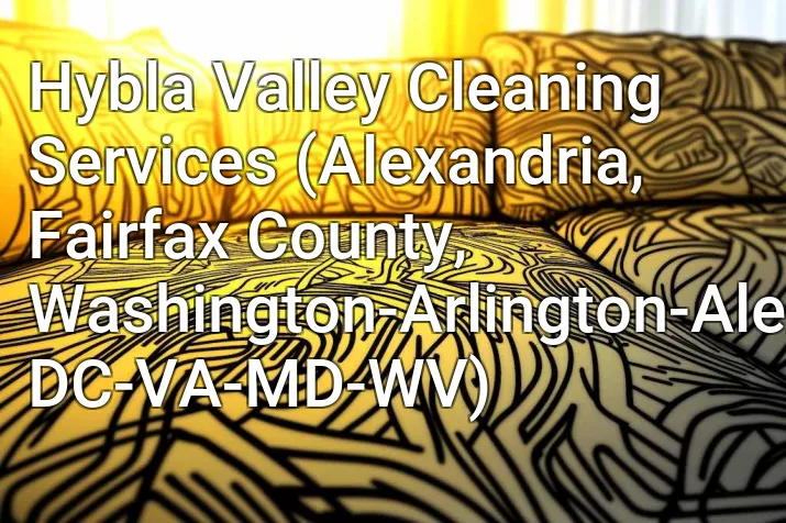 Hybla Valley Cleaning Services (Alexandria, Fairfax County, Washington-Arlington-Alexandria, DC-VA-MD-WV)