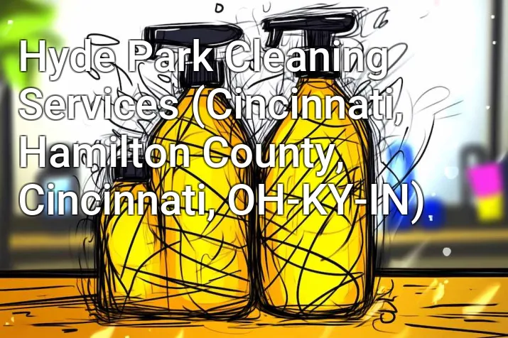 Hyde Park Cleaning Services (Cincinnati, Hamilton County, Cincinnati, OH-KY-IN)