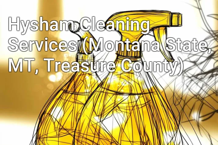 Hysham Cleaning Services (Montana State, MT, Treasure County)