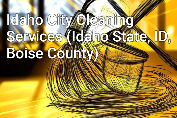Idaho City Cleaning Services (Idaho State, ID, Boise County)