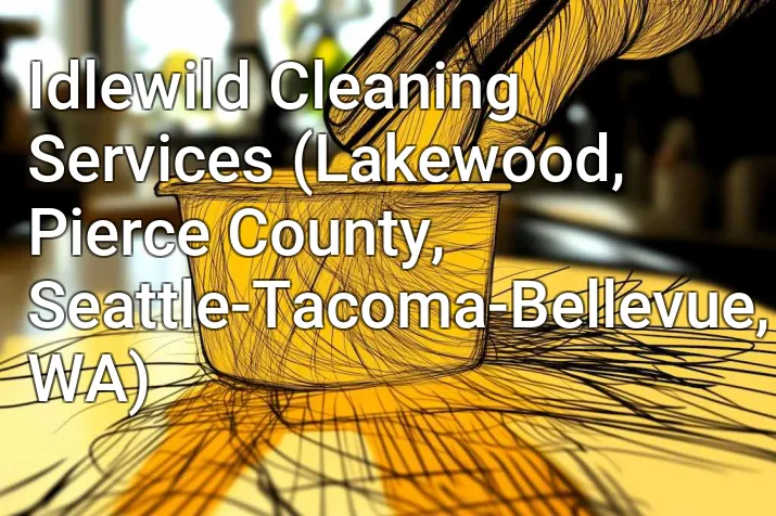 Idlewild Cleaning Services (Lakewood, Pierce County, Seattle-Tacoma-Bellevue, WA)