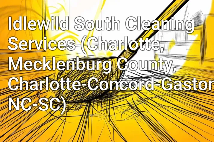 Idlewild South Cleaning Services (Charlotte, Mecklenburg County, Charlotte-Concord-Gastonia, NC-SC)