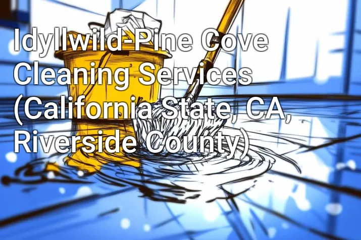Idyllwild-Pine Cove Cleaning Services (California State, CA, Riverside County)