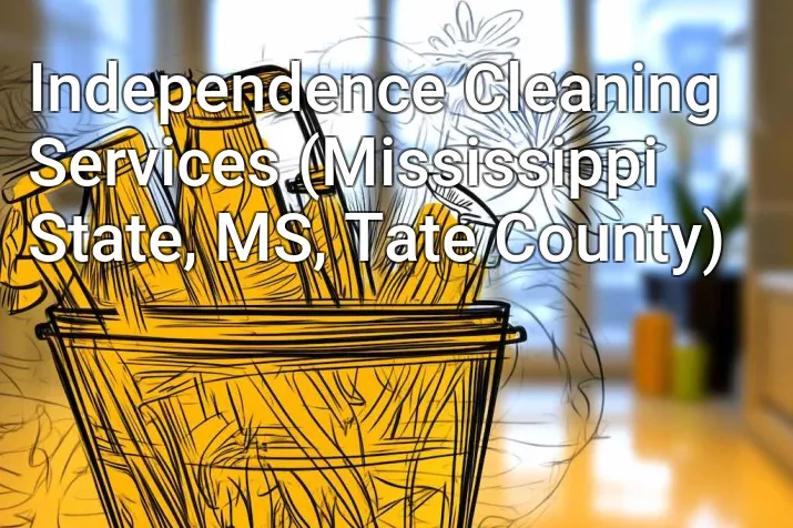 Independence Cleaning Services (Mississippi State, MS, Tate County)