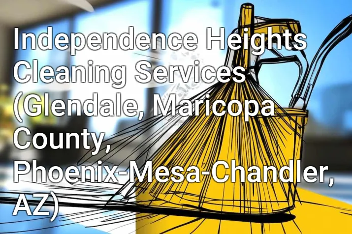 Independence Heights Cleaning Services (Glendale, Maricopa County, Phoenix-Mesa-Chandler, AZ)